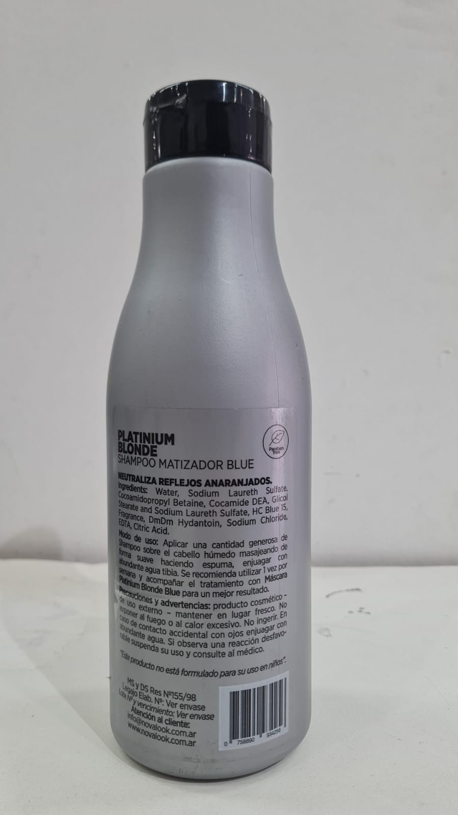 Imagen 2 de SHAMPOO AZUL novalook 