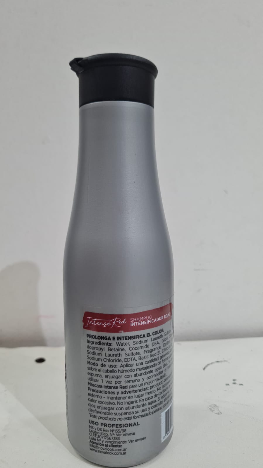 Imagen 2 de Shampoo INTENSIFICADOR de ROJOS Novalook profesional 