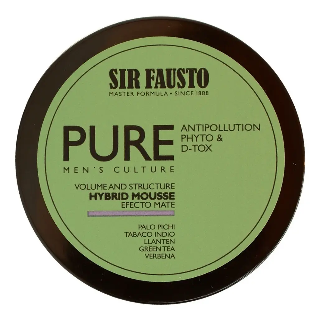 Imagen 2 de Sir Fausto Pure Hybrid Mousse Cera Detox Volumen Mate 100ml