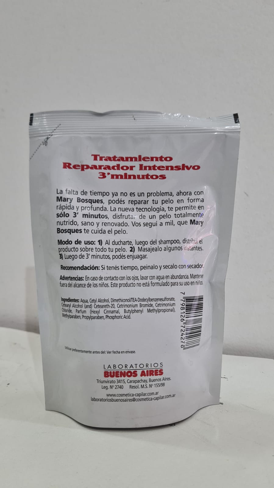 Imagen 2 de Tratamiento MARY BOSQUES 3´ Reparador intensivo